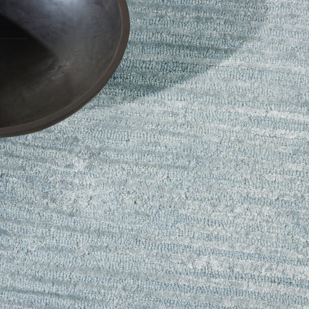 nourison ck010 linear lnr01 light blue rug