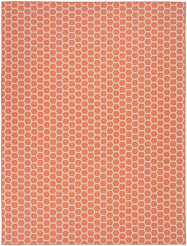 nourison twist reversible tws01 coral rug