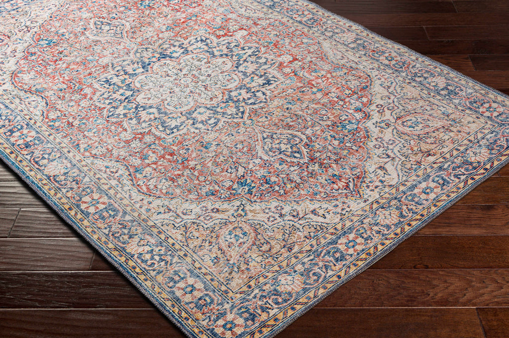 Hauteloom Wacousta WACOU Cream Machine Made Chenille-Polyester Rug