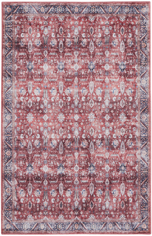 nourison grand washables grw06 brick ivory rug