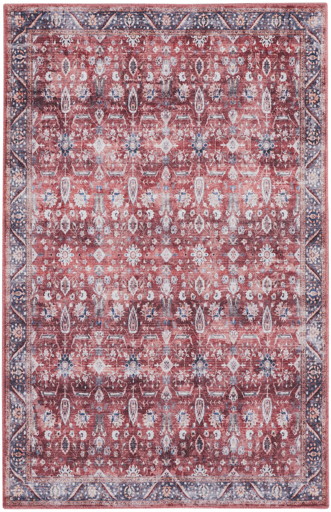 nourison grand washables grw06 brick ivory rug