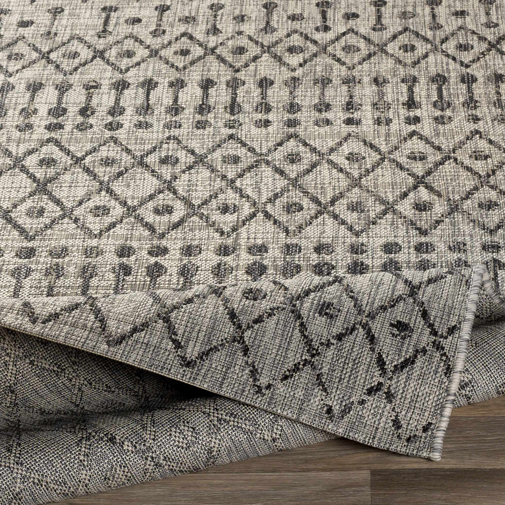 Hauteloom Wallkill WALLK Black Machine Made Polypropylene Rug
