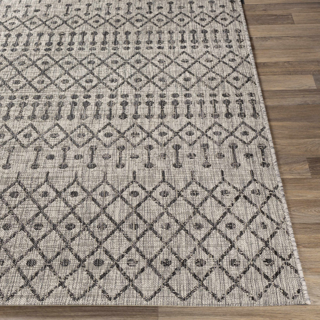 Hauteloom Wallkill WALLK Black Machine Made Polypropylene Rug
