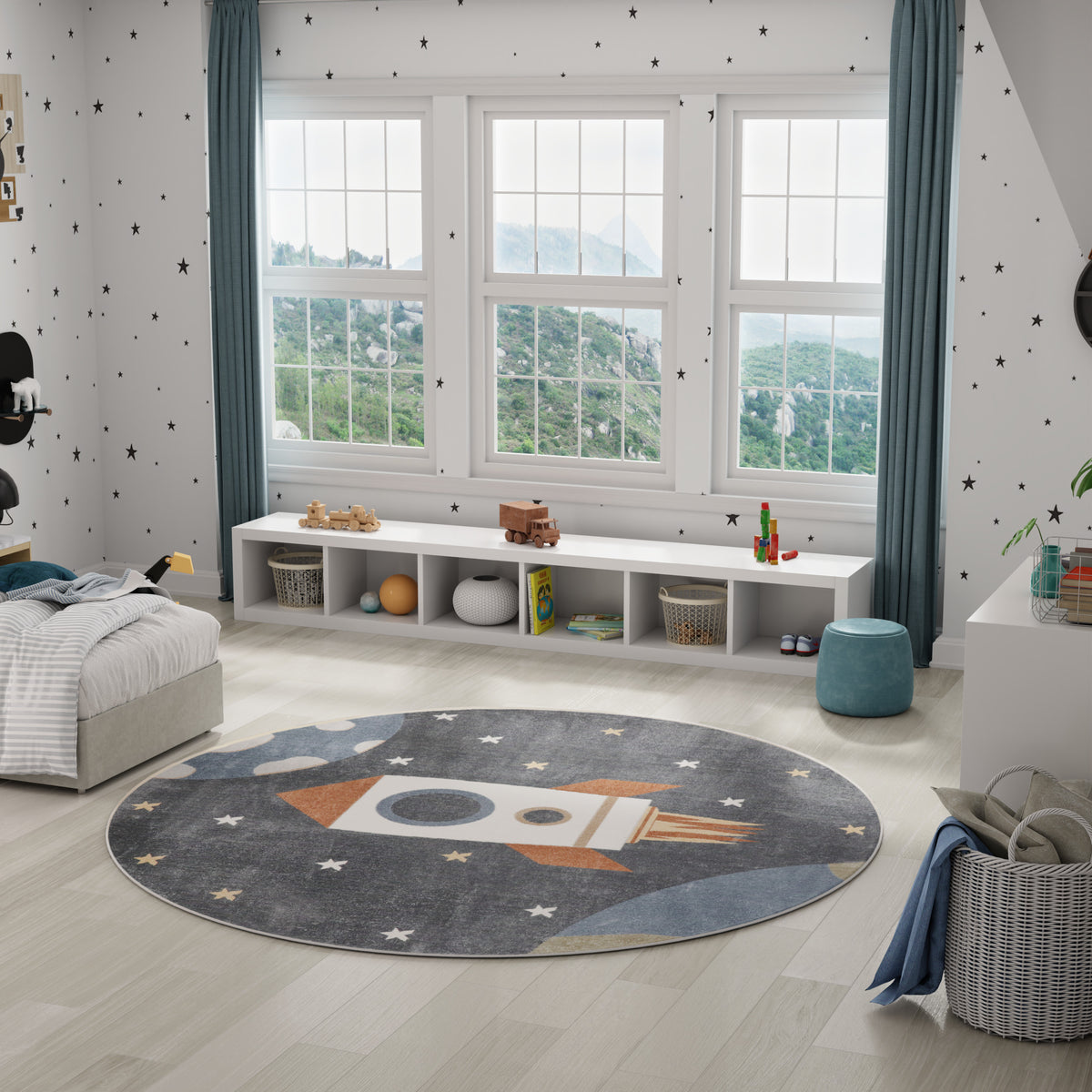 nourison astra machine washable asw06 sky blue rug