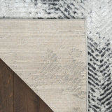 nourison dekor dek04 grey charcoal rug