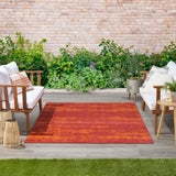 nourison nourison essentials nre03 red rug