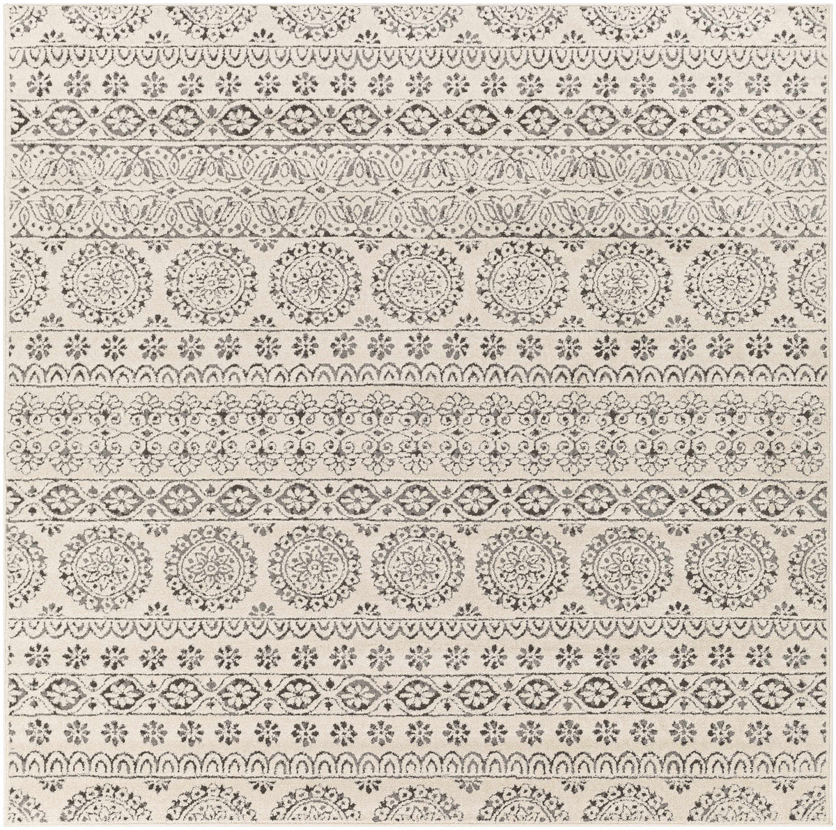 Hauteloom Warroad WARRO Charcoal Machine Made Polypropylene Rug