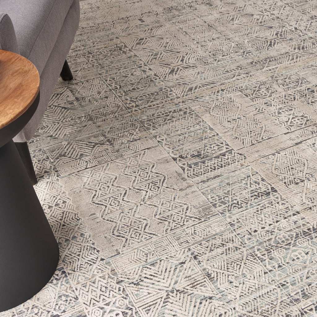 nourison lynx lnx06 ivory blue rug