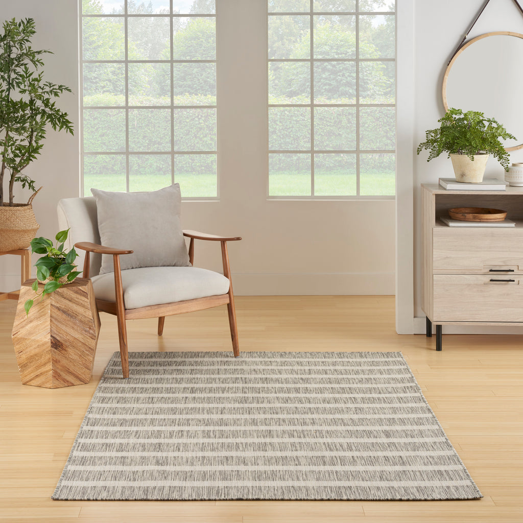nourison positano pos03 grey ivory rug