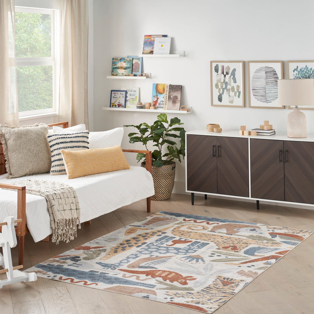 nourison astra machine washable asw01 ivory rug