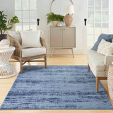 nourison nourison essentials nre03 denim rug