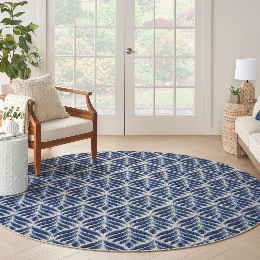 nourison aloha alh35 blue rug