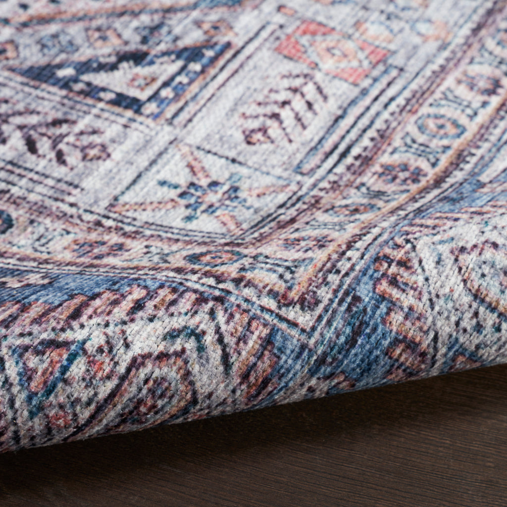 nourison grand washables grw01 blue multicolor rug