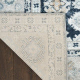 nourison dekor dek02 grey navy rug