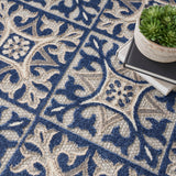 nourison aloha alh34 blue rug