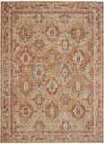 nourison sahar shr01 rust rug