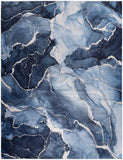 nourison daydream ddr02 navy blue rug