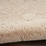 nourison cozy shimmer csh01 beige gold rug