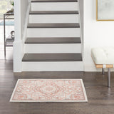 nourison elation etn10 ivory brick rug