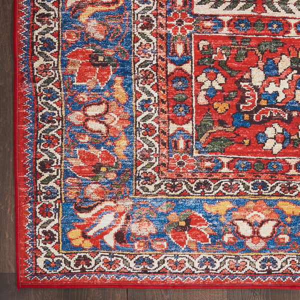 nourison fulton ful05 red rug