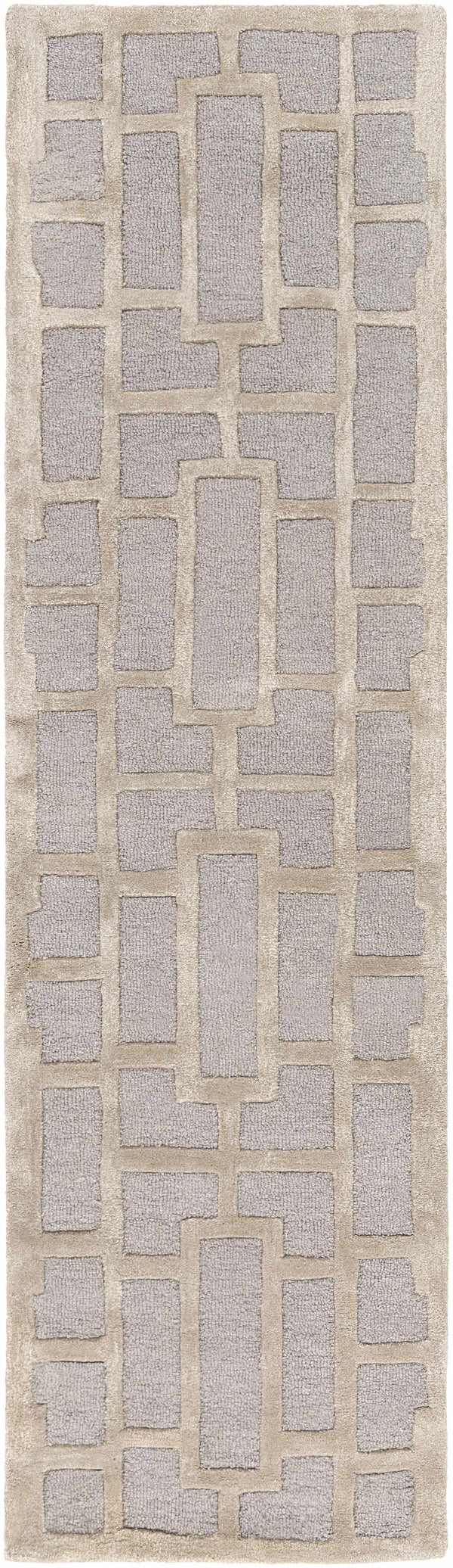Hauteloom Wadesboro WDSBR Light Gray Hand Tufted Wool Rug