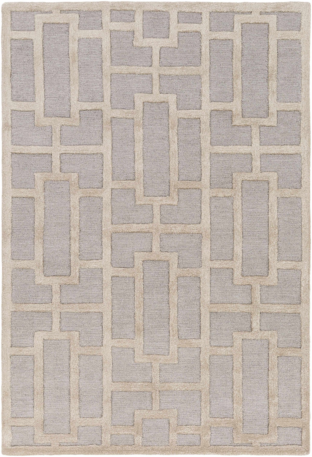 Hauteloom Wadesboro WDSBR Light Gray Hand Tufted Wool Rug