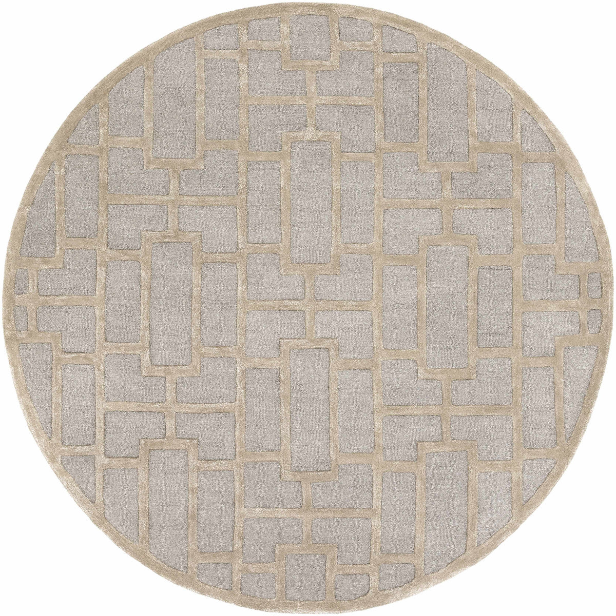 Hauteloom Wadesboro WDSBR Light Gray Hand Tufted Wool Rug