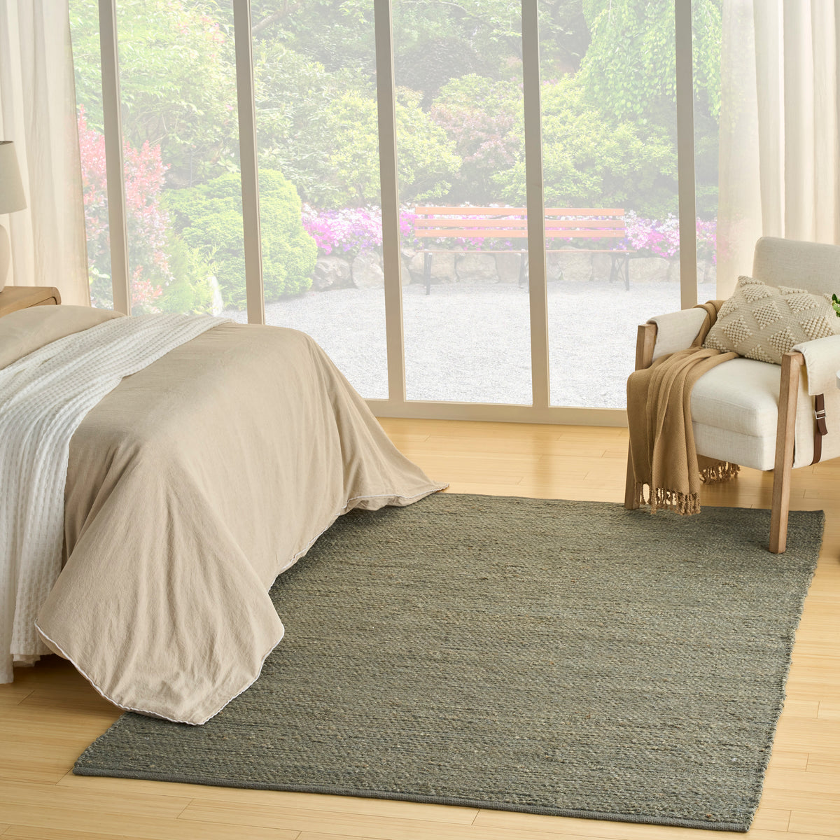 nourison natural jute njt01 sage rug