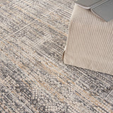nourison lynx lnx05 ivory slate rug