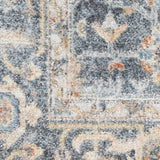 nourison astra machine washable asw11 grey gold rug