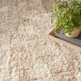nourison dreamy shag drs01 ivory beige rug