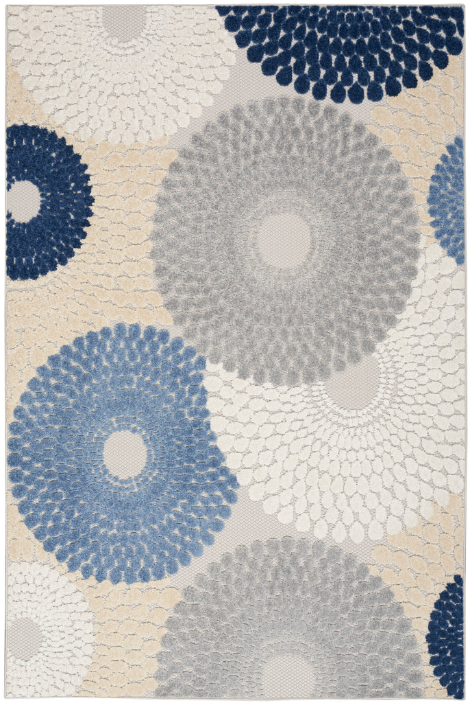 nourison aloha alh29 blue grey rug