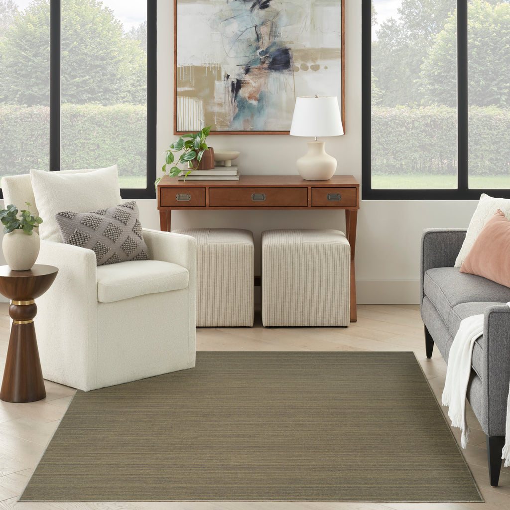 nourison washable essentials wae01 green rug