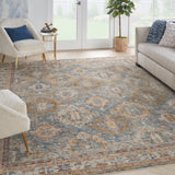 nourison sahar shr01 blue rug