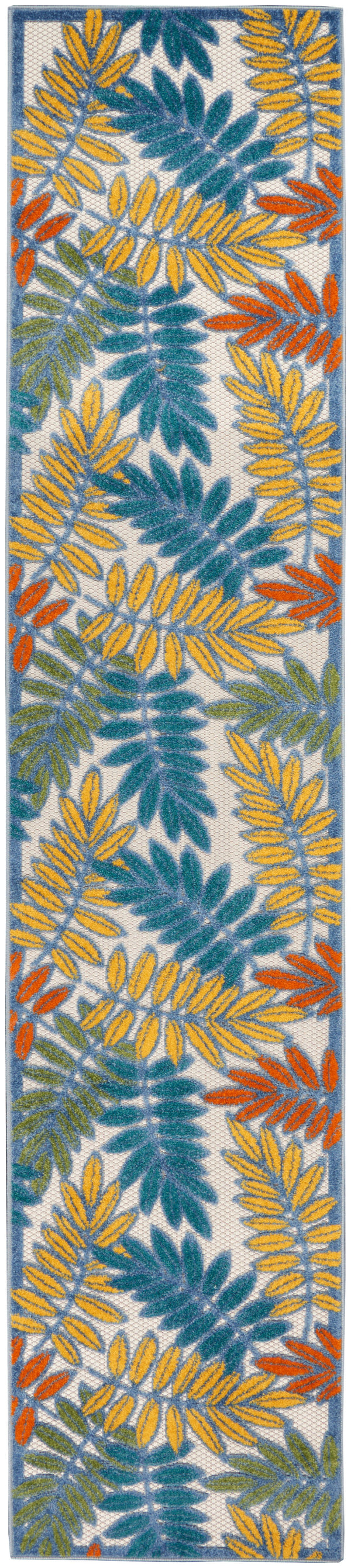 nourison aloha alh18 ivory multi rug