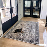 Hauteloom Cabacungan CABAC Black Machine Made Polyester Rug