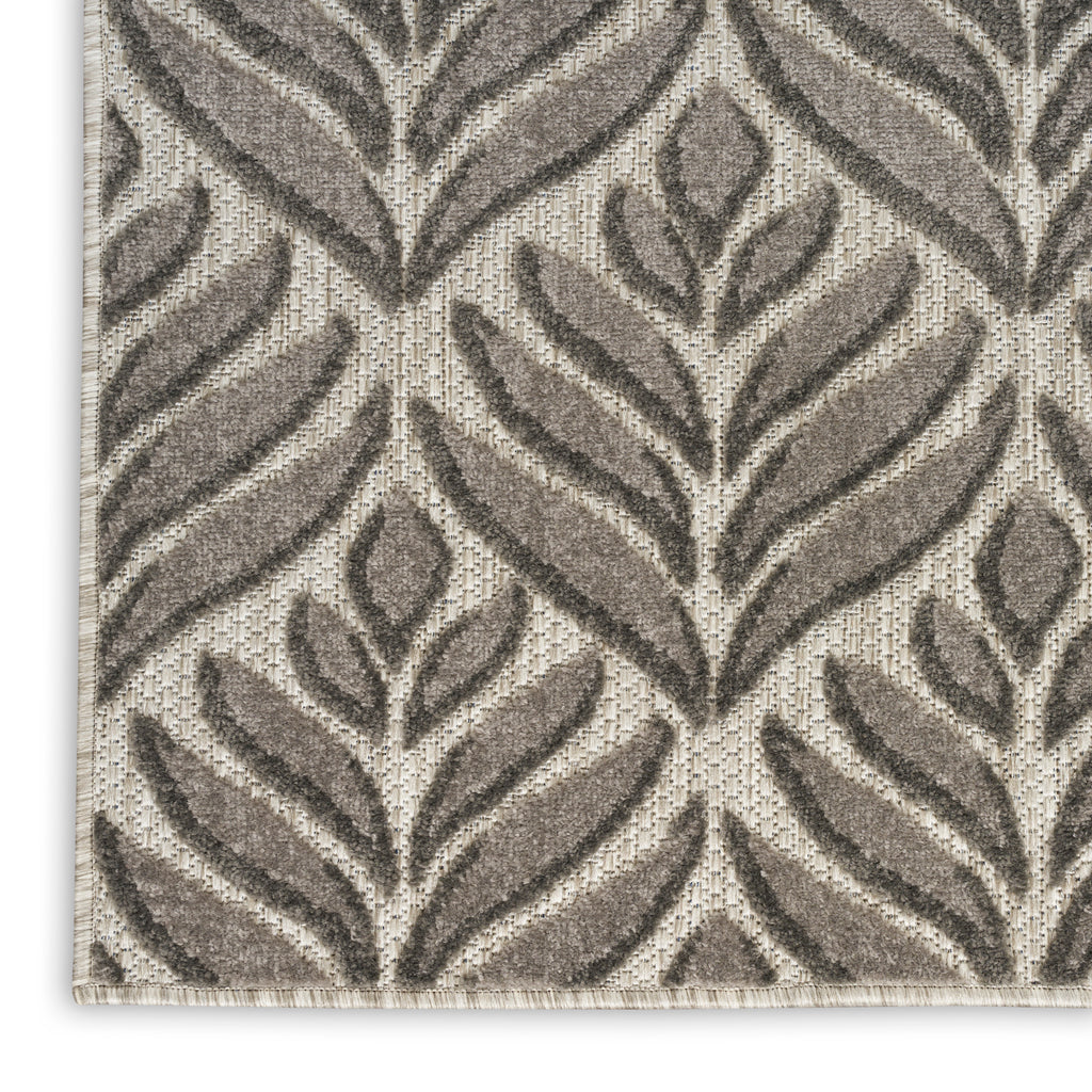 nourison aloha alh35 charcoal rug
