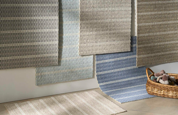 rugs done right custom greenwich stripe grnst sky rug