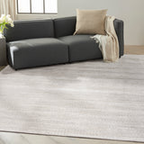 nourison valley vll01 silver rug