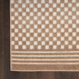 nourison care free caf02 brown rug