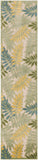 nourison aloha alh18 green multicolor rug