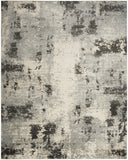nourison serenity home srh06 ivory grey rug