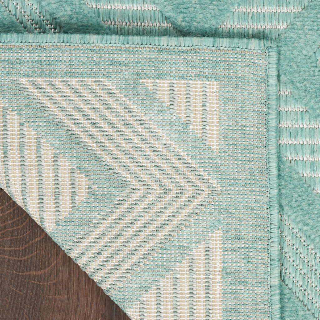 nourison versatile nrv01 aqua teal rug