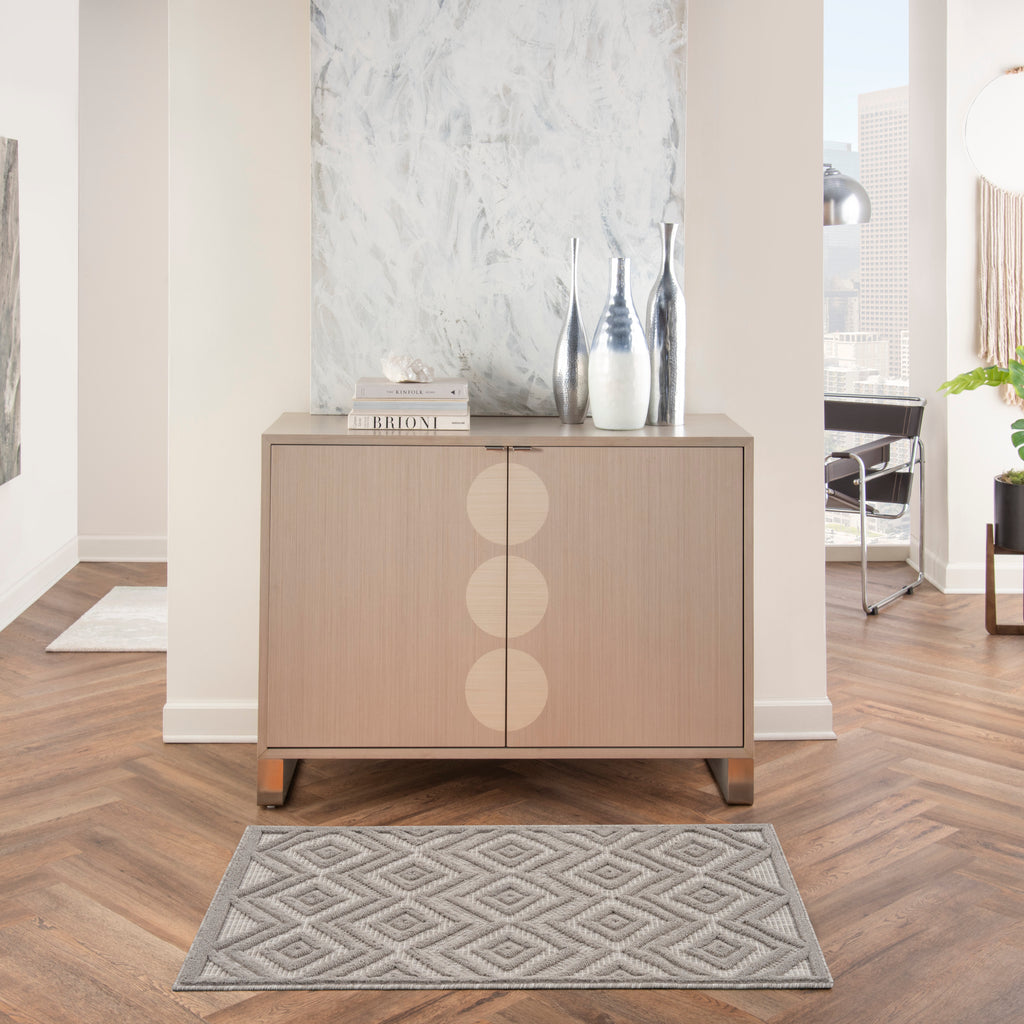 nourison versatile nrv01 silver grey rug