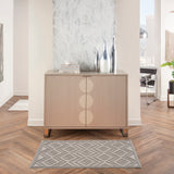 nourison versatile nrv01 silver grey rug