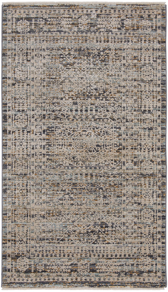 nourison lynx lnx05 ivory slate rug