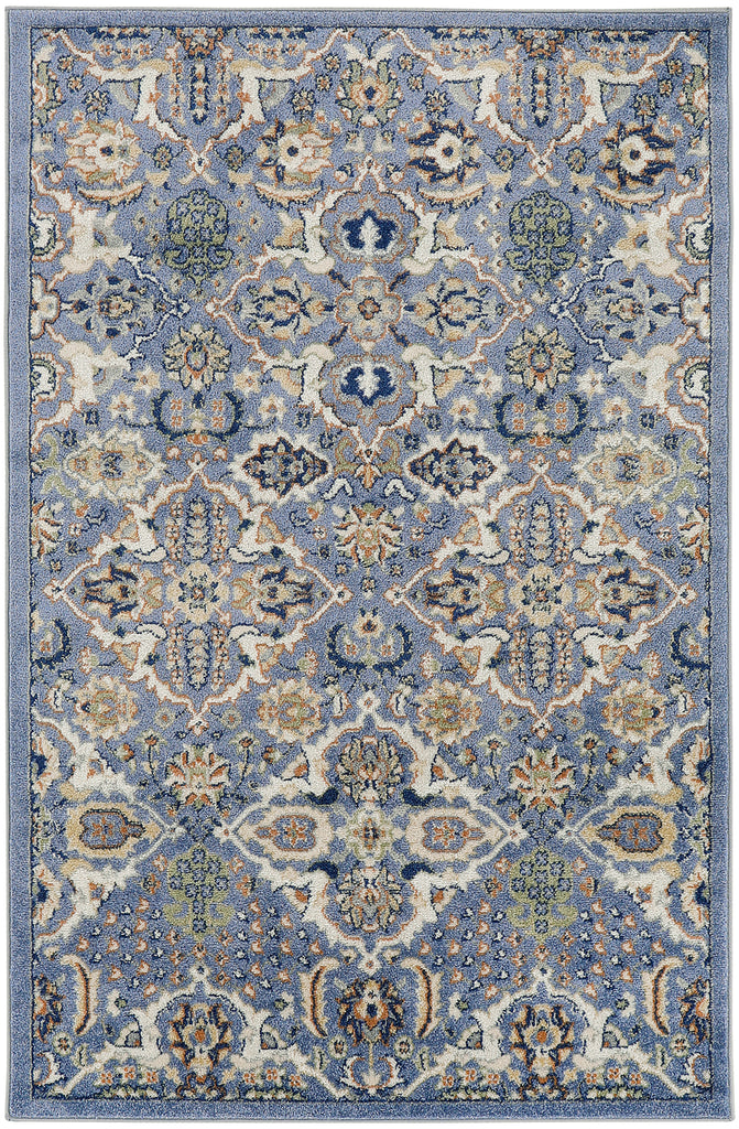 nourison allur alr03 light blue rug