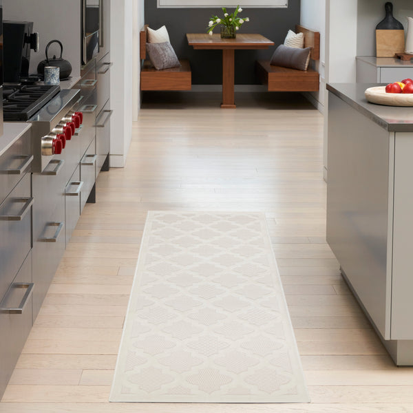nourison easy care nes01 ivory white rug