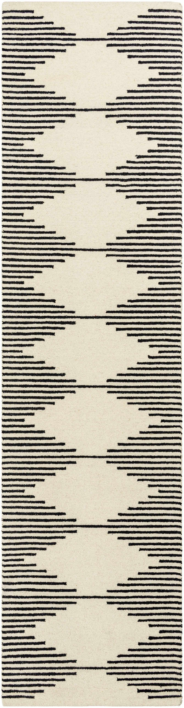 Hauteloom Walkerston WLKRS Black Hand Tufted Wool Rug