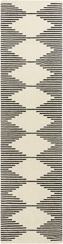 Hauteloom Walkerston WLKRS Black Hand Tufted Wool Rug